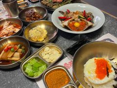 -草家酱蟹炭火烤肉店(珲春南路二店)