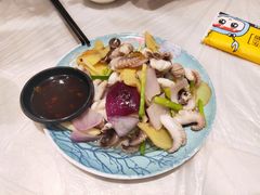 白灼鱿鱼-桥东喜碧海鲜街(水东街店)