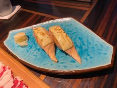 生烤三文鱼芝士握饭-山葵家·创意料理(临平银泰城店)