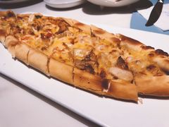 鸡肉奶酪皮塔饼-伊斯坦布尔土耳其清真咖啡餐厅