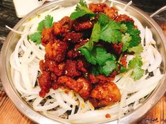 孜然羊肉-芳华茶餐厅
