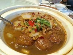 菜心面筋塞肉-古韵轩·江浙融合菜(梁溪店)