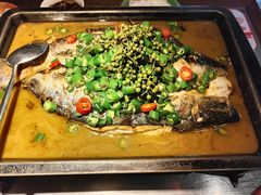 -探鱼·鲜青椒爽麻烤鱼(广州欣荣广场店)