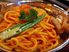 番茄香肠意大利面-马迭尔德式西餐精酿啤酒屋(中央大街店)