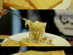 奶油蘑菇培根意面-遇见西木美式餐厅(体育路店)