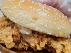 香辣鸡腿堡单人餐兑换券-肯德基(银都广场店)