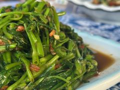 虾味炒空心菜-滇道云南特色料理(康定路店)