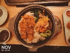 鸡腿肉石锅拌饭-犟牛家·榴莲烤肉(五棵松店)