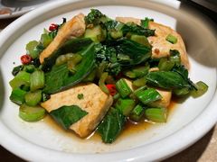 油渣青菜炒豆腐-佬肥猫(七宝宝龙店)