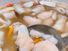 松茸菌虾滑汤-好福记饭店(红梅公园店)