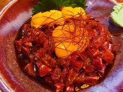 生牛肉拌海胆-九州酒场ひこぞう(2号店)