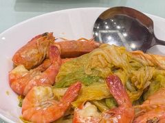 大虾烧白菜-良友·海鲜青岛菜(五四广场店)