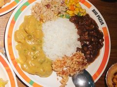 咖喱浇汁土豆泥-比格比萨自助(万柳华联店)