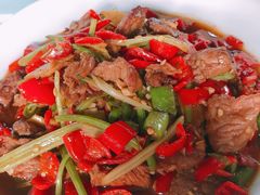 小炒牛柳-听风阁农家私房菜茶楼(龙坞店)