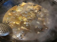 柴锅炖水库鱼-姥家大锅台水库渔家