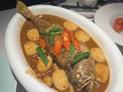 黄鱼烧年糕-野蔓果·山野菜(西湖景区·龙井茶田店)