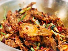 爆辣干锅鸭头-安诚居干锅鸭头(八角店)