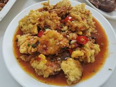鱼香茄饼-龙潭李鸭子同乐饭店