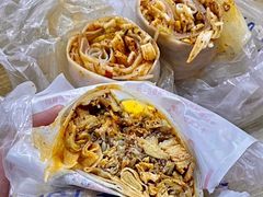 素卷馍加把子肉和卤蛋-安徽阜阳卷馍(西单店)