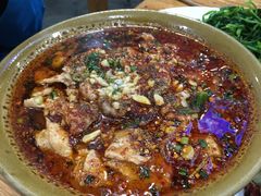 水煮肉片-雨田饭店