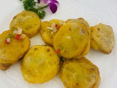 椒盐藕夹-怡园饭店-餐厅(四望亭店)