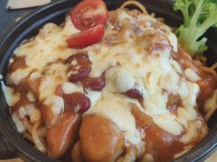 茄汁双豆焗猪扒饭-四季堂(基盛万科里店)