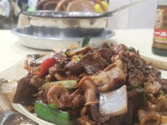 姜葱炒猪杂-标记美食新鲜猪杂(兴南大道店)