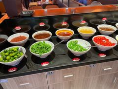 自助调料区-淼福猪肚鸡·椰子鸡火锅(大沙地店)