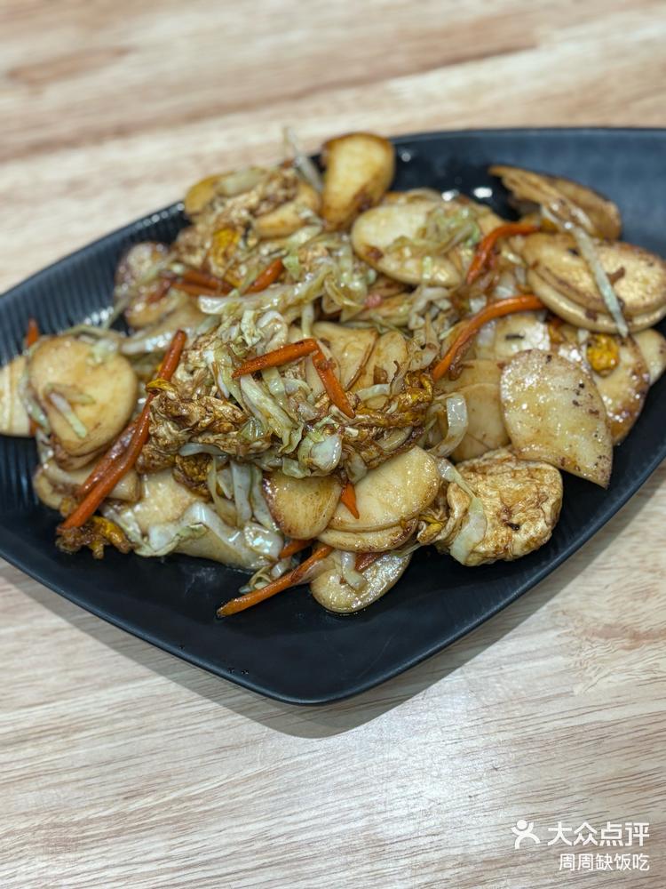沙县小吃鸡蛋炒年糕平价美食的极致享受