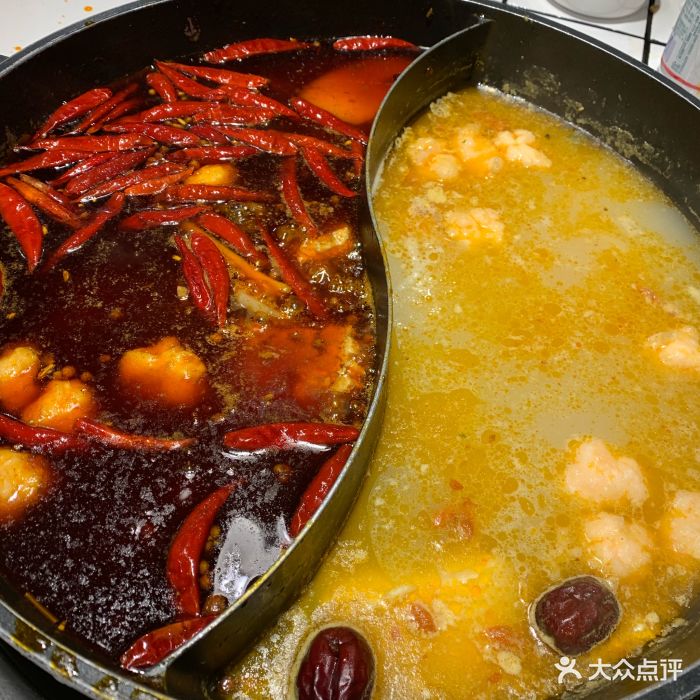 爸爸炒料牛排老火锅鸳鸯锅图片