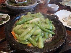 铁板鲜芋梗-农厨好味·温泉鹅·农家菜