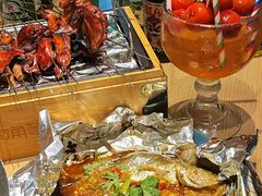 -街角等你.大连海鲜烧烤.经典铁板海鲜串(西安路店)