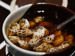 古越陈酿煮花螺-杭州西子湖四季酒店·金沙厅