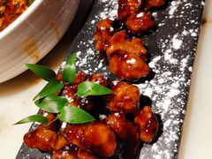 雪花糖醋里脊-绿茶餐厅(松江万达店)