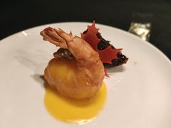 澳洲小牛肉拼琥珀虾丸子-山塘渡·苏式园林餐厅
