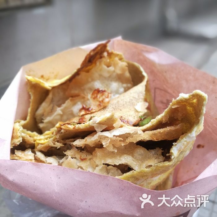 老李煎饼果子两个鸡蛋果篦儿图片-北京煎饼果子-大众点评网