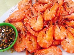 白灼海虾-乡味海鲜农家菜·巽寮土窑鸡(地道美食店)