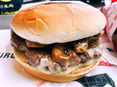 蘑菇芝士汉堡-FATBURGER 特富客汉堡(外交公寓店)