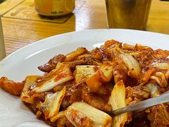 辣炒五花肉-真利味·脊骨火锅·正宗韩国料理(韩乐坊店)
