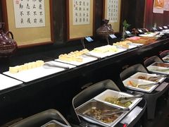 自助取餐区-素德轩素食餐厅(东港店)