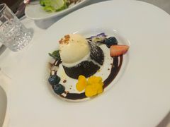 巧克力熔岩蛋糕配香草冰淇淋-Ponte 意大利餐厅