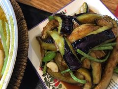 茄子豇豆-鸡毛店·川菜(双楠店)