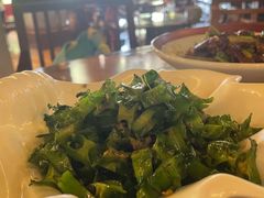 榄菜四角豆-糟粕醋·椰苑海南菜餐厅(亚龙湾天域酒店)