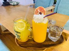 芒果奶昔-Rabbit Cafe私房西餐甜点咖啡(栖霞路店)