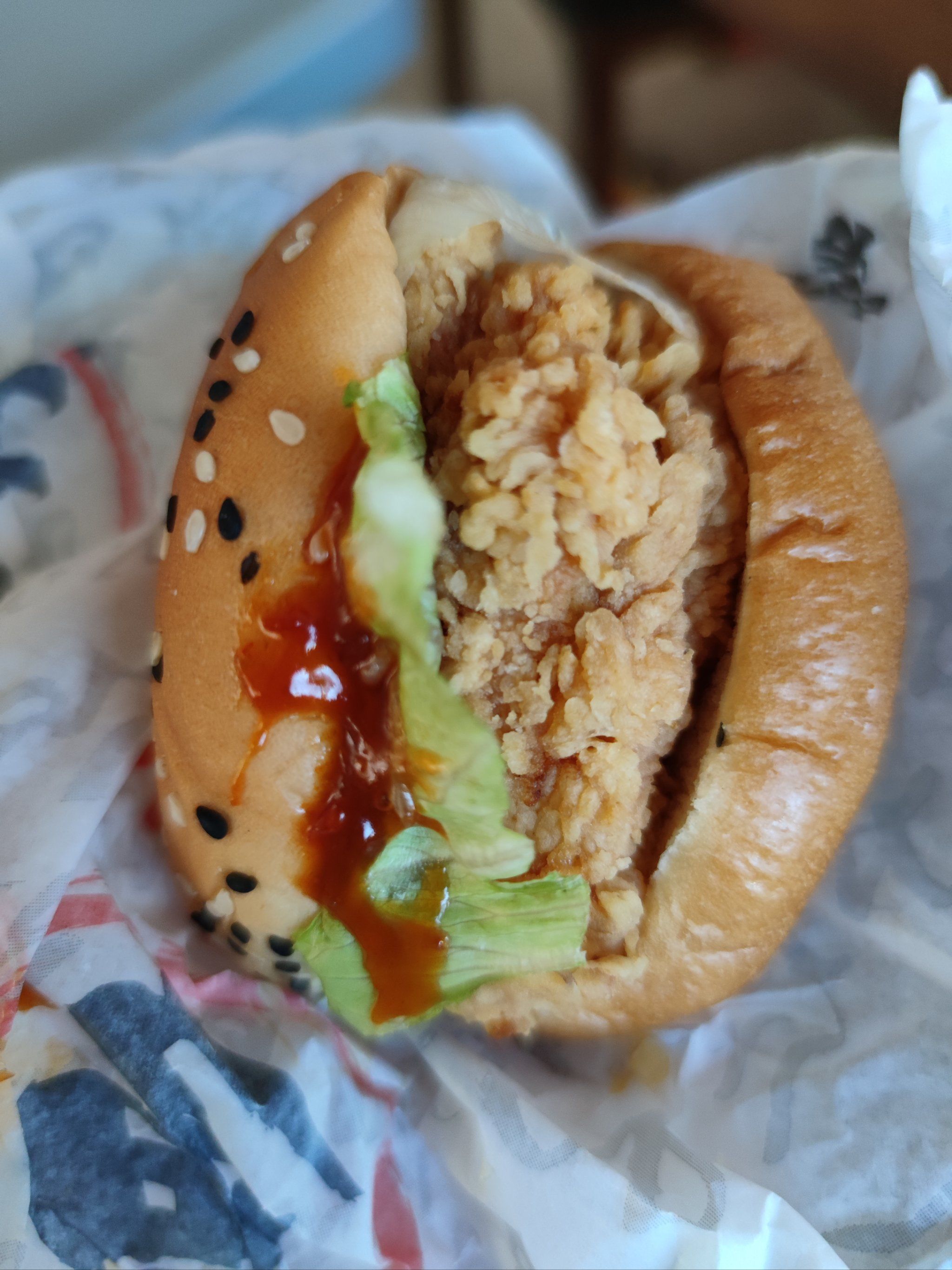 人的打工餐#爱吃清凉计划#快乐肥宅汉堡西餐
今日份华莱士的新品,是