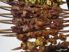 烤羊肉串鸡皮串洋白菜串-清真·灰太狼烧烤海鲜大咖(沈阳道店)