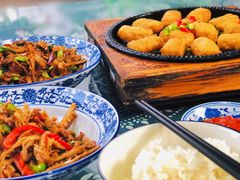 铁板毛豆腐-烟雨江南徽菜