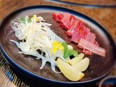 三年金钱火腿配大理手撕乳扇-泓0871臻选云南菜·味庄