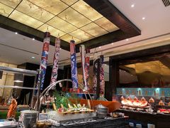 自助取餐区-北京希尔顿逸林酒店-逸轩西餐厅-自助餐厅