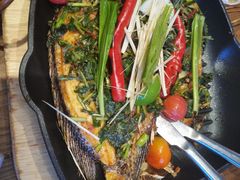 香茅草烤罗非鱼-云海肴·汽锅鸡·云南菜(曲江大悦城店)